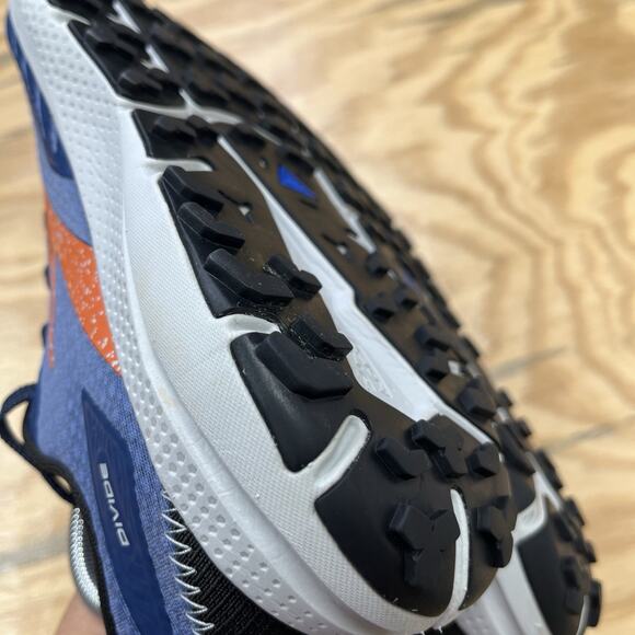 Brooks Divide Trail Running Shoe Sneaker Men’s 8.5 Blue Outdoor Comfort - Picture 12 of 12